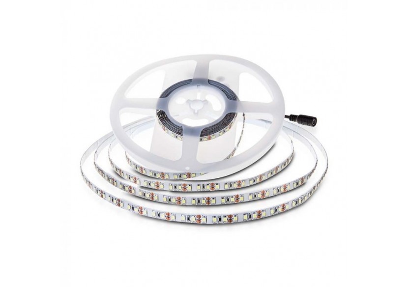 Bande LED SMD2835 120 LED Lumen élevé 24 V IP20 4000 K Double PCB Rouleau de 10 m
