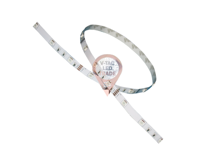 Ruban LED 5050 - 30 LED Blanc Chaud Non Etanche