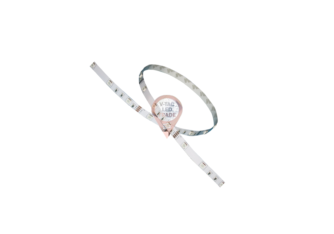 Ruban LED 5050 - 30 LED Blanc Chaud Non Etanche