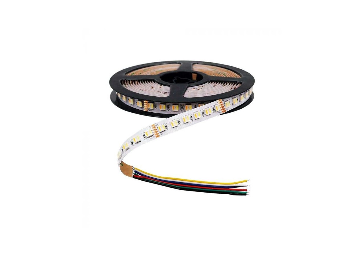 Bande LED SMD5050 60 LED 24V IP20 3 en 1 RVB