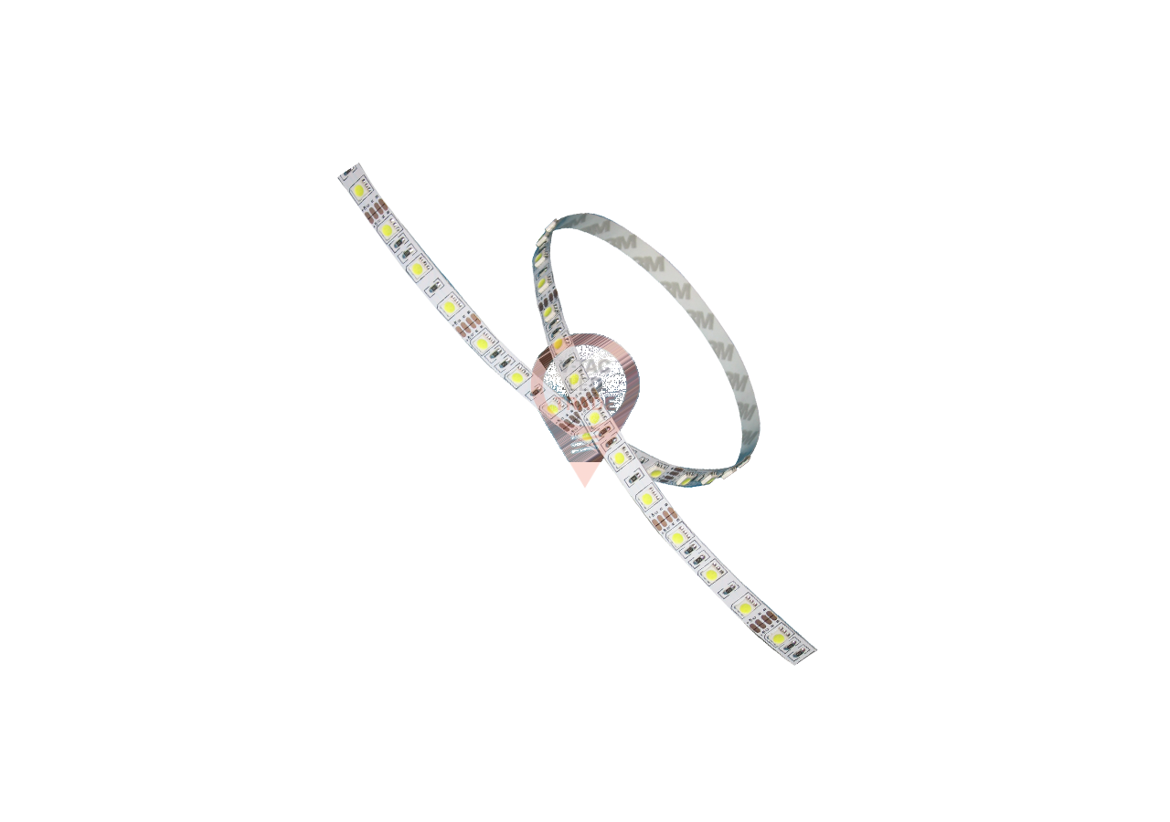 Ruban LED 5050 - 60 LEDs Blanc Non étanche