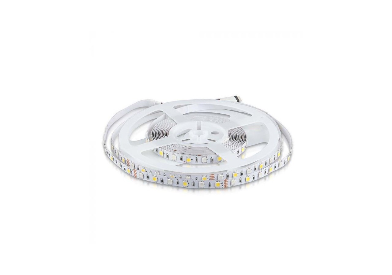 Bande LED 5050 60 LED 12V IP20 RVB + 3000K