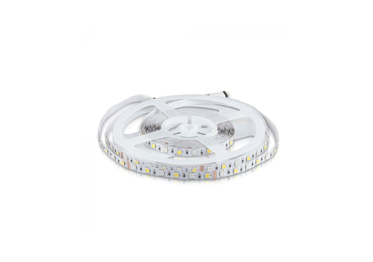 Bande LED 5050 60 LED 12V IP20 RVB 4000K