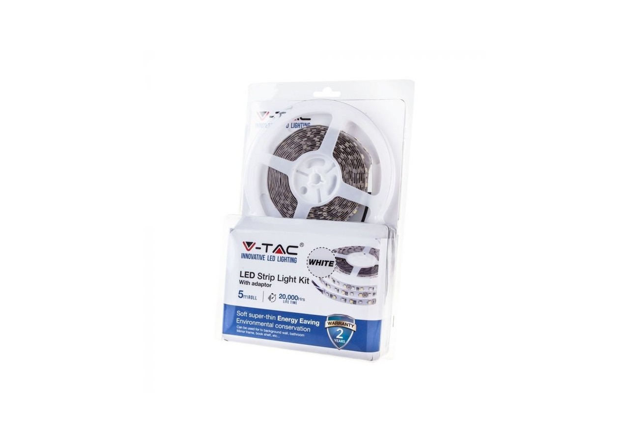 Ensemble de bandes LED SMD3528 60 LED blanc naturel haute luminosité IP20 /2215+3007+3512/