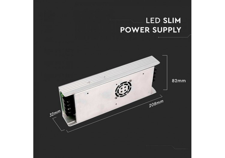 Alimentation LED Slim - 350W IP20 12V 5A