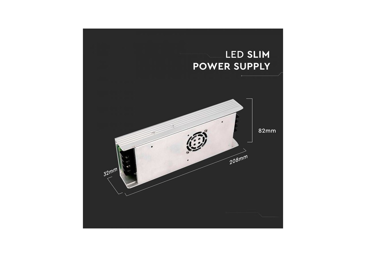 Alimentation LED Slim - 350W IP20 12V 5A