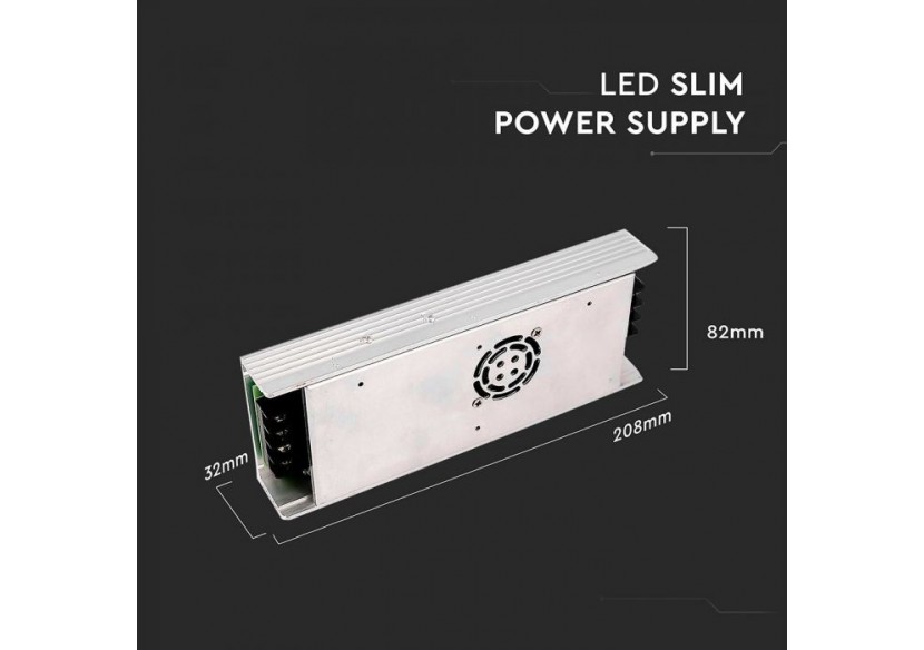 Alimentation LED Slim - 350W IP20 12V 5A