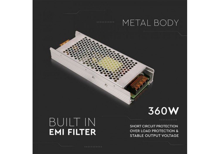 Alimentation Slim 360W 12V 30A IP20