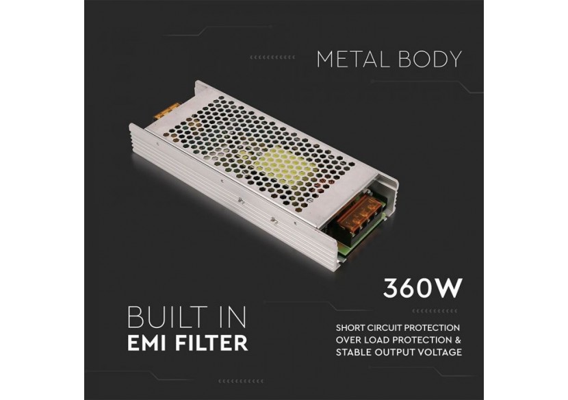 Alimentation Slim 360W 12V 30A IP20