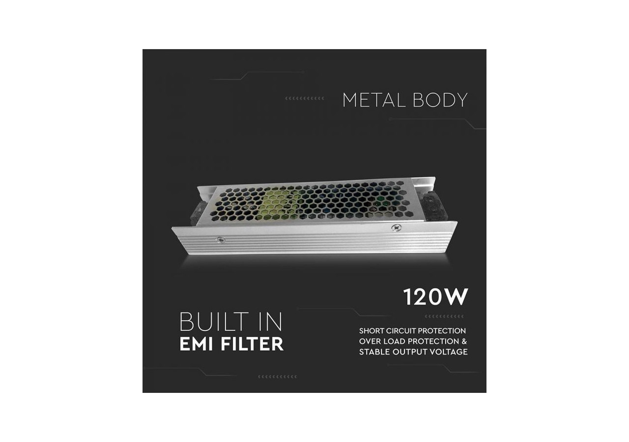 Alimentation SLIM - 120W 24V 5A IP20