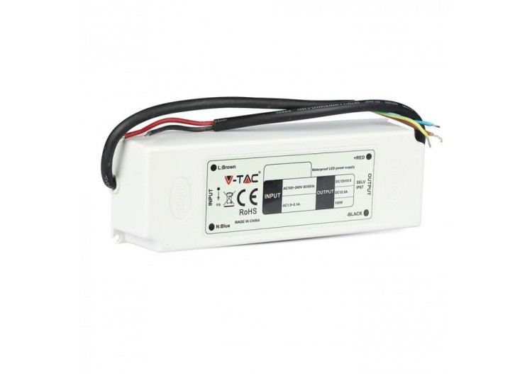 Alimentation LED EMC - 60W 12V 5A Plastique IP67