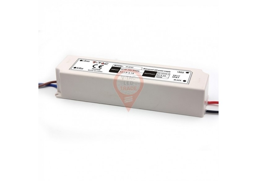 Alimentation LED EMC - 100W 12V 8A Plastique IP67