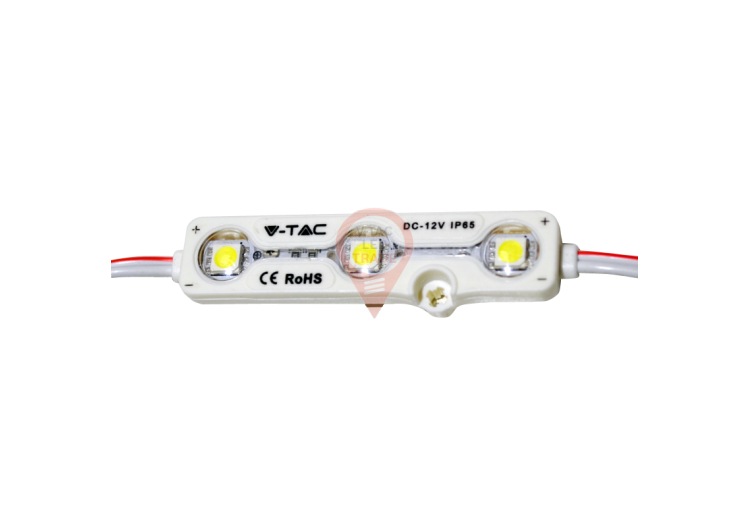 Module LED 3SMD Chips SMD 5050 IP67 Blanc
