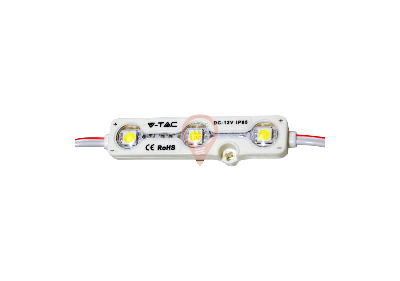 Module LED 3SMD Chips SMD 5050 IP67 Blanc