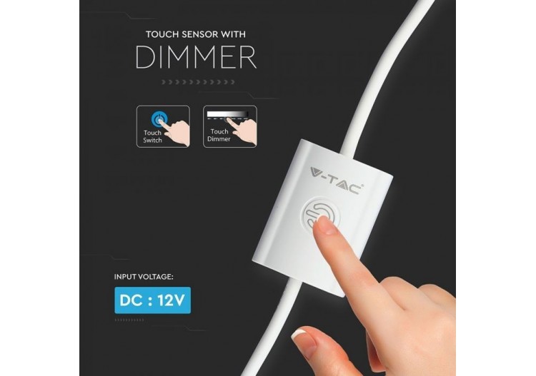 Capteur tactile pour bande lumineuse LED