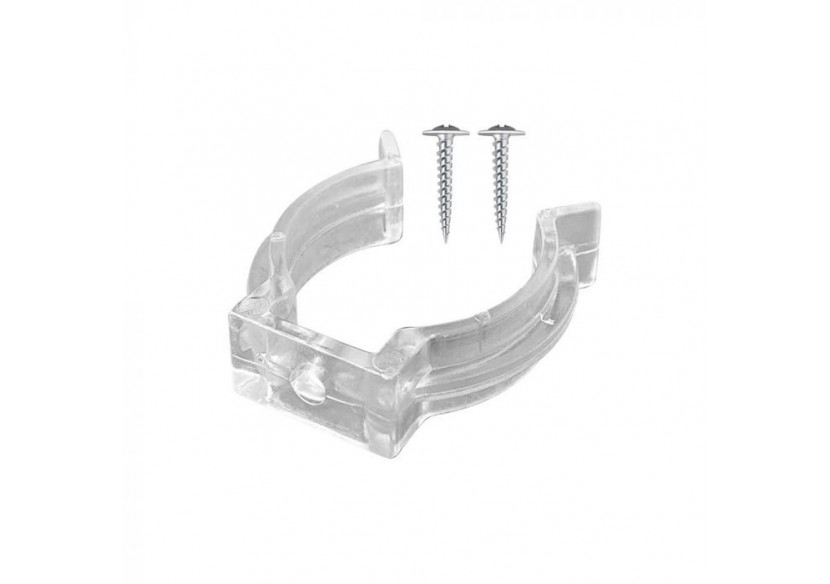 Cliquez et 2 vis pour bande lumineuse.