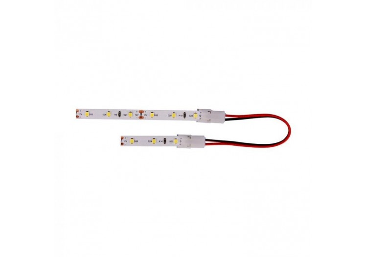 Connecteur pour bande LED 8 mm double tête