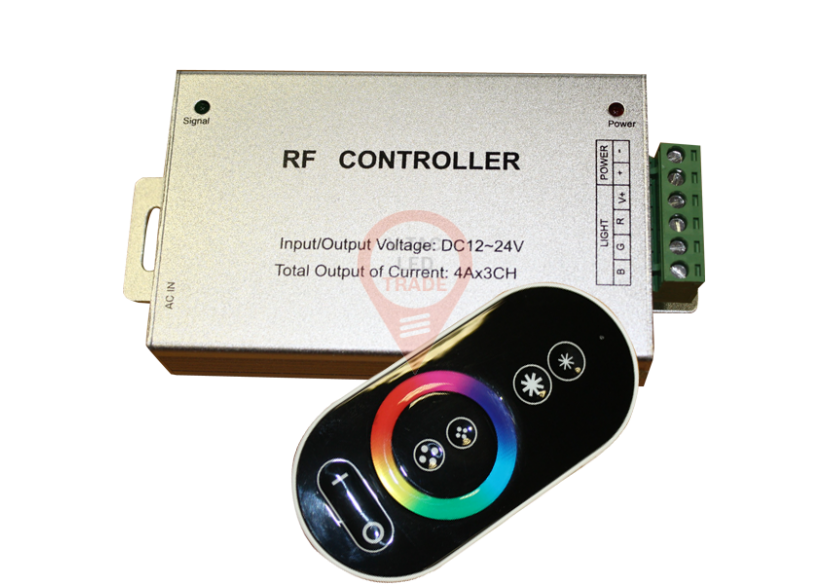 Contrôleur radio avec télécommande tactile