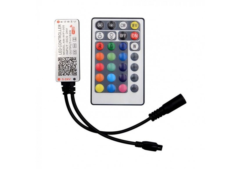 Contrôleur Wifi avec télécommande 3 en 1 RGB 28 boutons