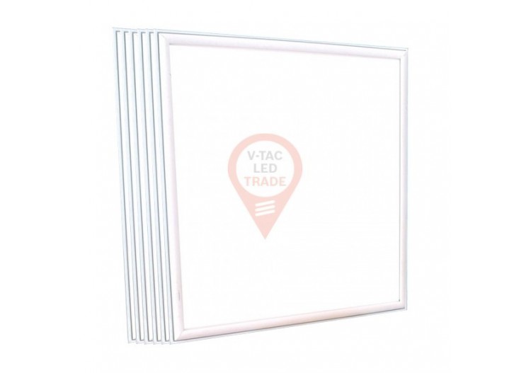 Panneau LED 45W 620 x 620 mm Blanc Chaud Incl. Pilote 6 pièces