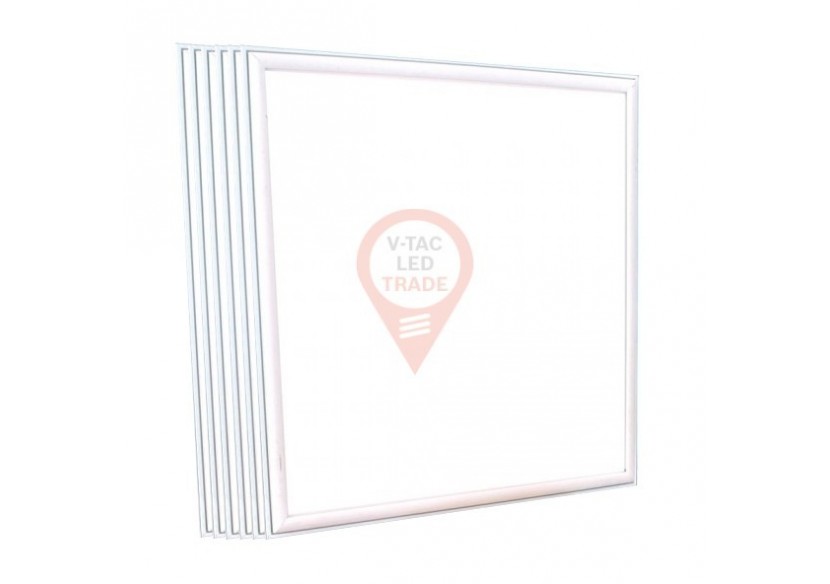 Panneau LED 45W 620 x 620 mm Blanc Chaud Incl. Pilote 6 pièces Panneau LED 45W 620 x 620 mm Blanc Chaud Incl. Pilote 6 pièces