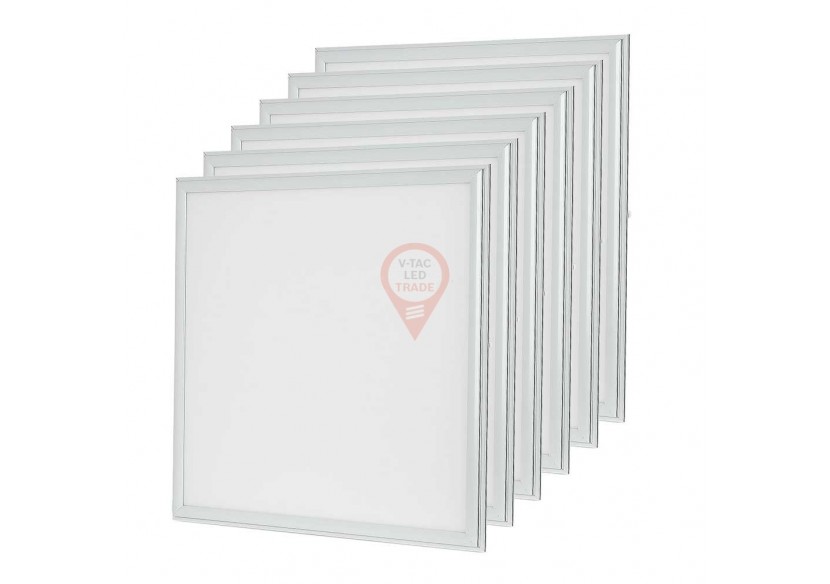 Panneau LED 29W 600 x 600 mm 4500K avec pilote 6 pièces/ensemble haute luminosité