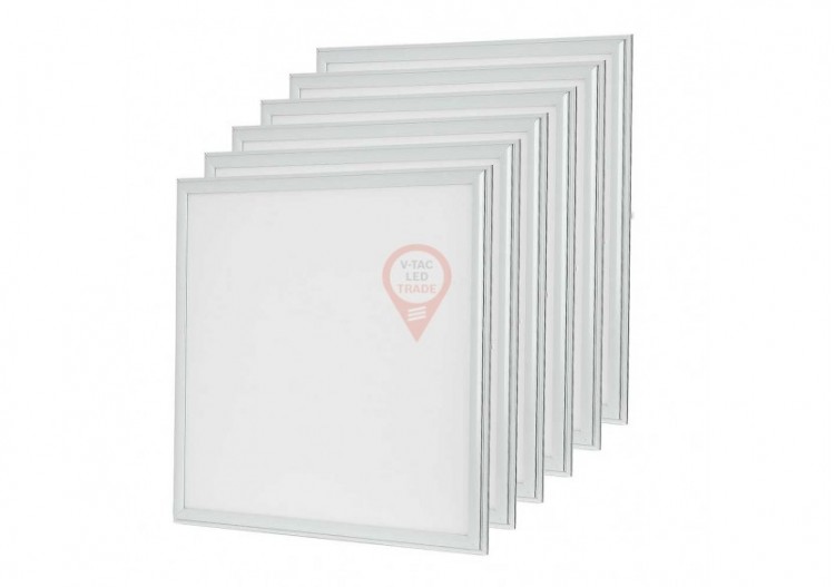Panneau LED 29W 600 x 600 mm 6400K avec pilote 6 pièces/ensemble haute luminosité