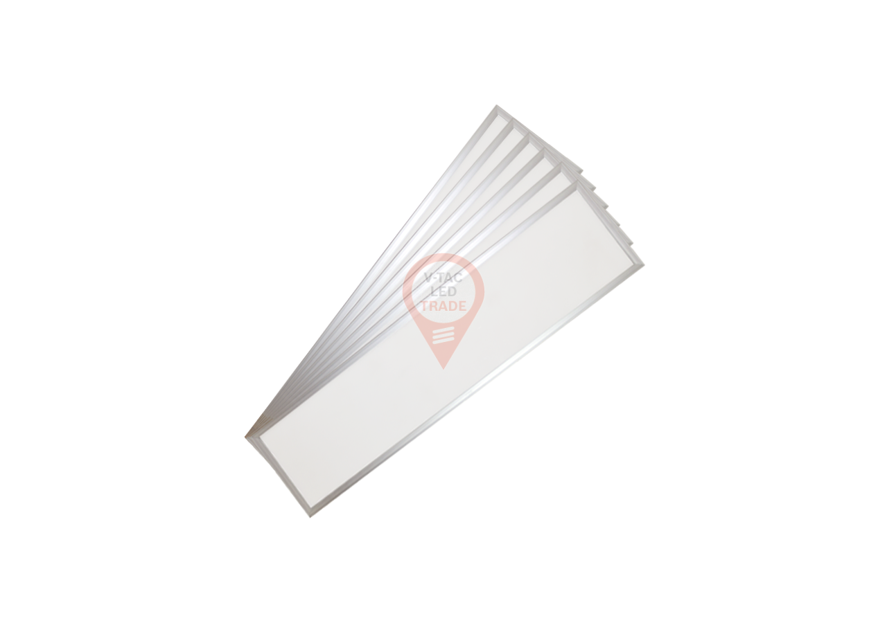 Panneau LED 29W 1200 x 300 mm 120Lm/W Blanc Chaud Incl. Pilote 6 pièces/ensemble