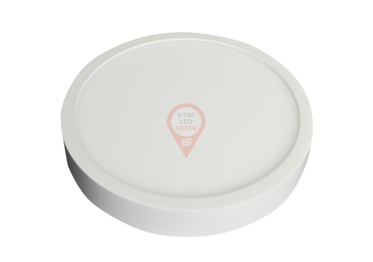 Panneau de Surface LED 12W Premium - Rond Blanc Naturel