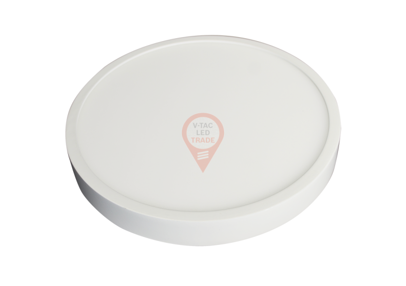 Panneau LED en Surface Premium 18W - Rond Blanc Panneau LED en Surface Premium 18W - Rond Blanc