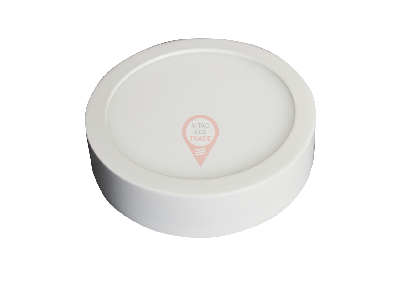 Panneau LED en Surface Premium 6W - Rond Blanc