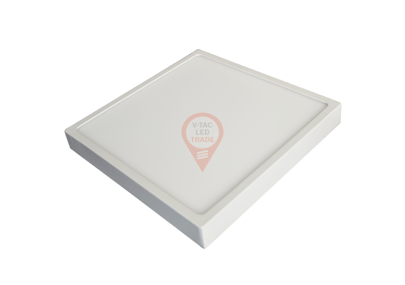 Panneau LED en Surface Premium 18W - Carré Blanc Chaud Panneau LED en Surface Premium 18W - Carré Blanc Chaud