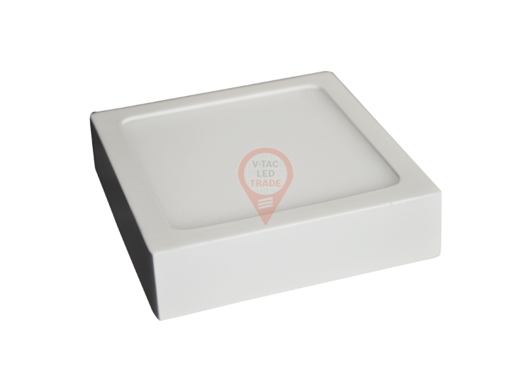 Panneau LED en Surface Premium 6W - Carré Blanc Naturel