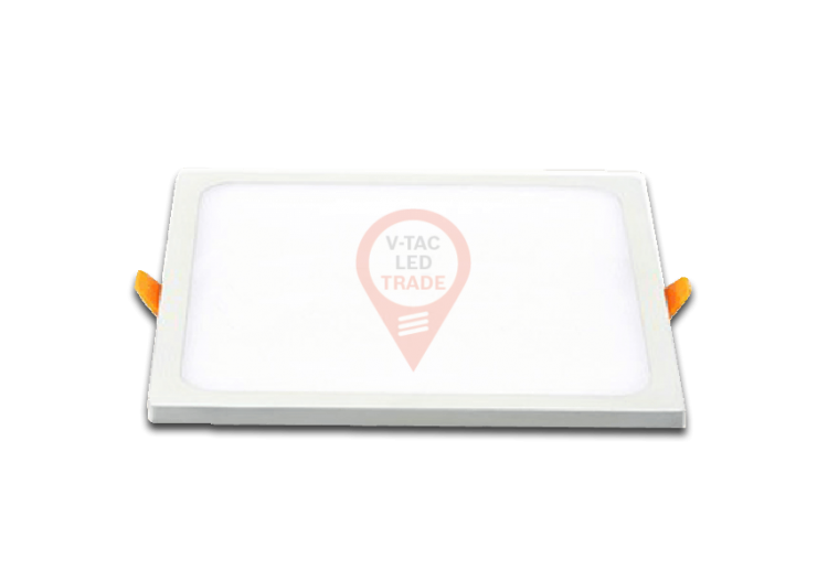 Downlight à panneau LED 22 W - Carré Blanc Chaud