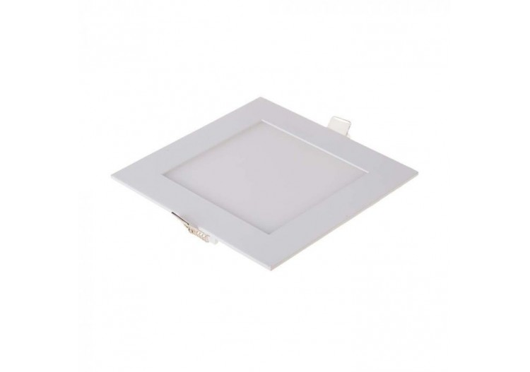 Downlight à panneau LED Premium 12 W - Carré Blanc Chaud