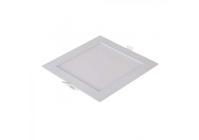 Downlight à panneau LED Premium 18 W - Carré Blanc Chaud Downlight à panneau LED Premium 18 W - Carré Blanc Chaud