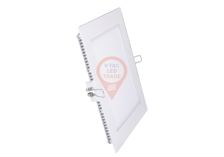 Downlight à panneau LED Premium 24 W - Carré Blanc Chaud