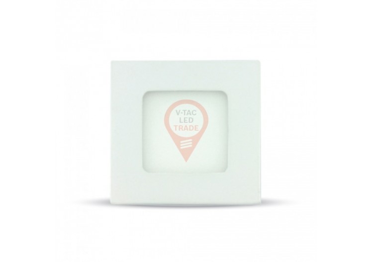 Panneau Downlight LED Premium 3W - Carré Blanc Naturel