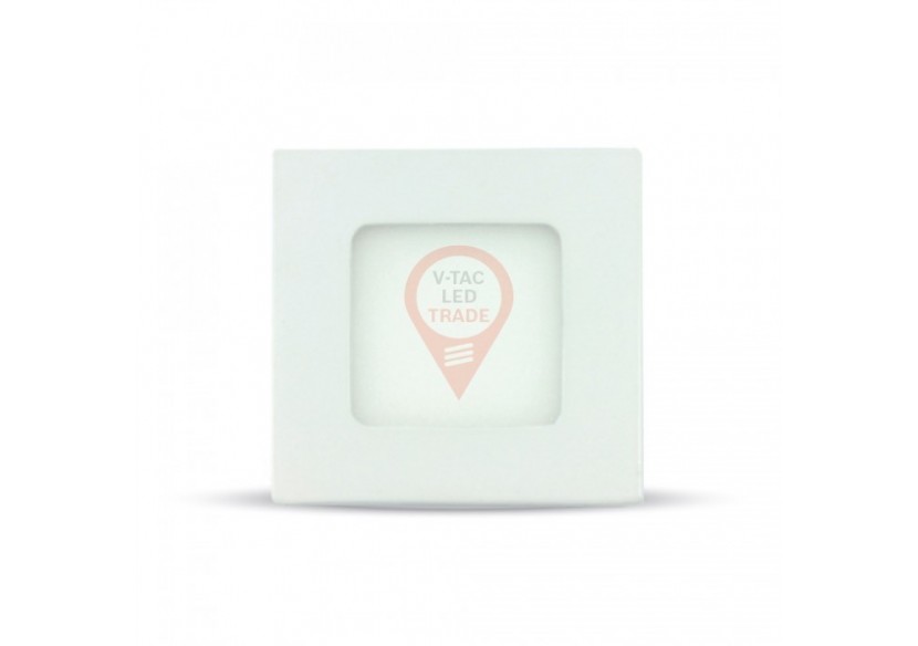 Panneau Downlight LED Premium 3W - Carré Blanc Naturel