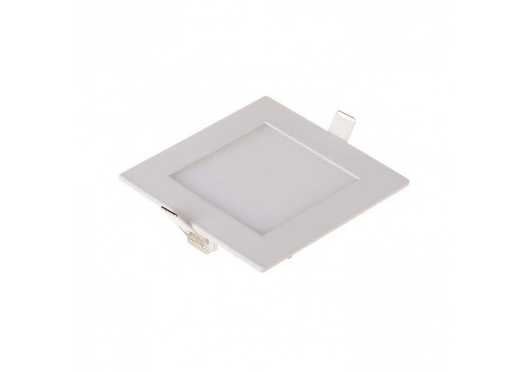 Downlight à panneau LED Premium 6 W - Carré Blanc