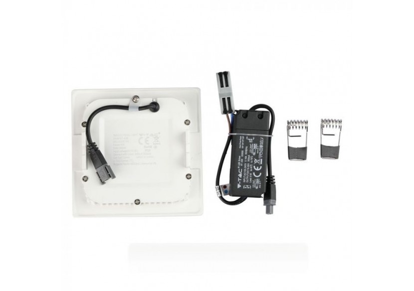 Dalle LED 6W Premium SAMSUNG CHIP Carré 6400K