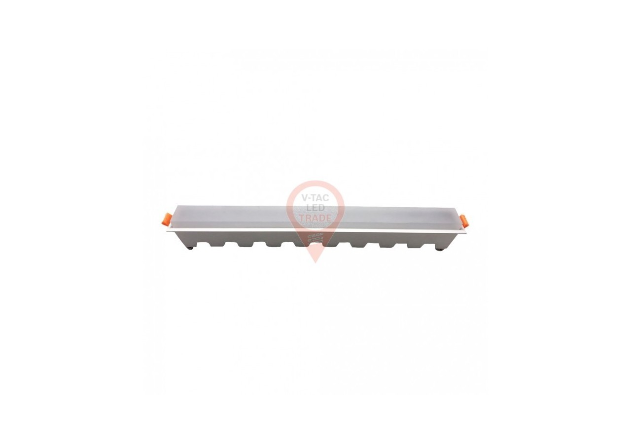 Luminaire Linéaire LED 30W Corps Blanc Blanc