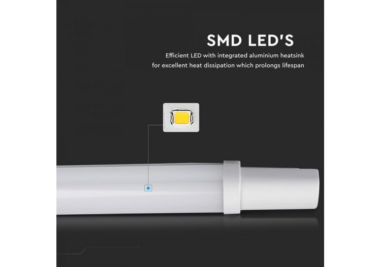 Luminaire LED étanche S-SERIES 600mm 18W 6500K