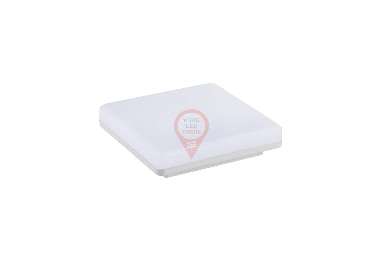 Plafonnier Carré 25W Blanc Chaud