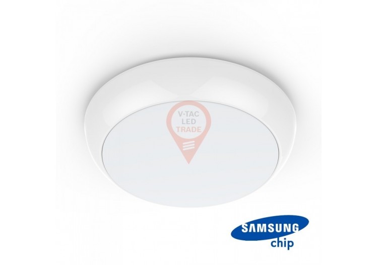 Dôme LED - SAMSUNG CHIP 15W Capteur Micro-onde Rond 3000K