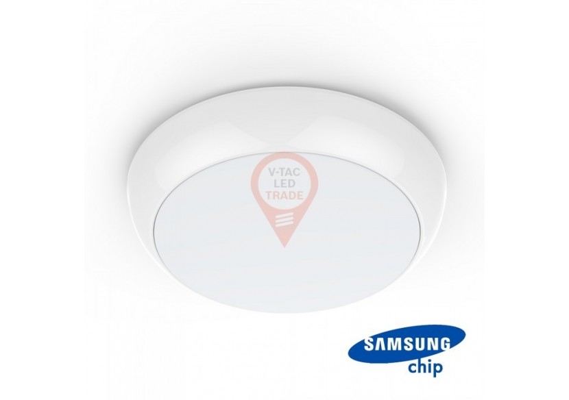 Dôme LED - SAMSUNG CHIP 15W Capteur Micro-onde Rond 3000K