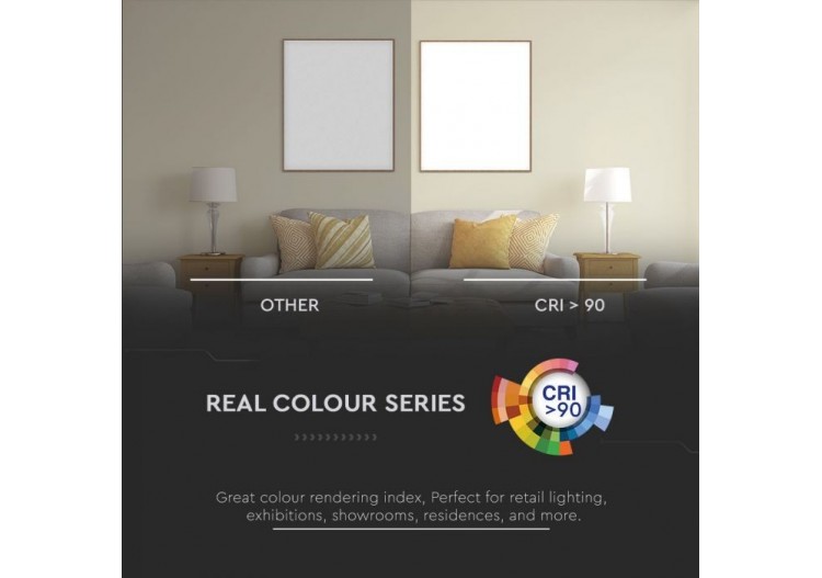 Downlight LED SAMSUNG Chip 2x18W Blanc Corps Noir 4000K