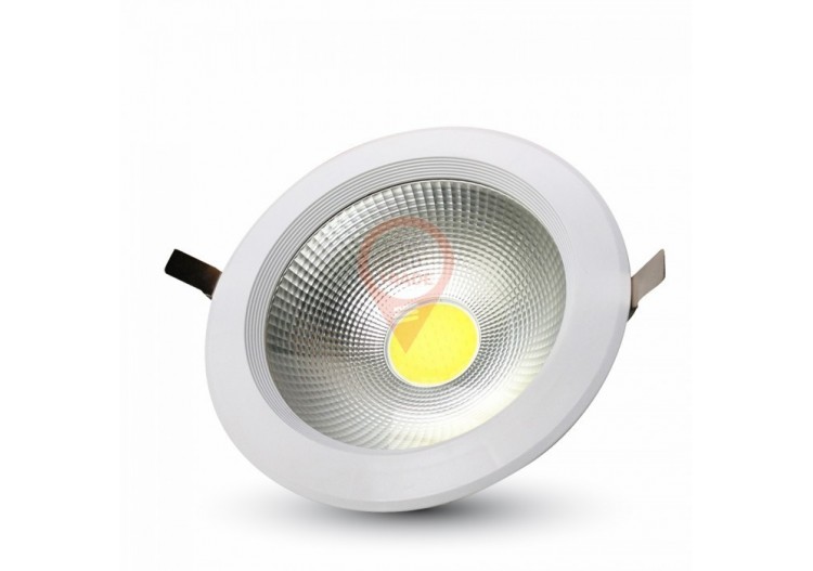 Downlight LED COB 10W Rond Blanc