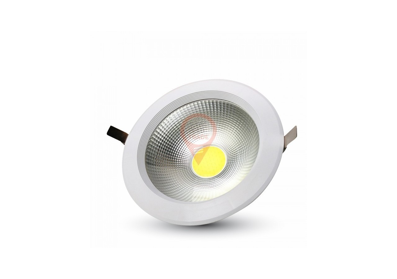 Downlight LED COB 10W Rond Blanc