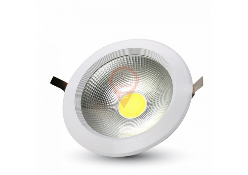 Downlight LED COB 10W Rond Blanc